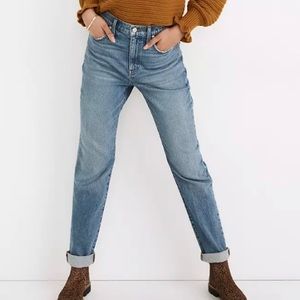 Madewell high rise boyjean